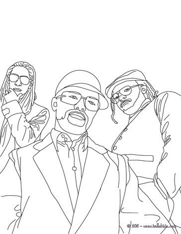 364x470 Black Eyed Peas Coloring Pages