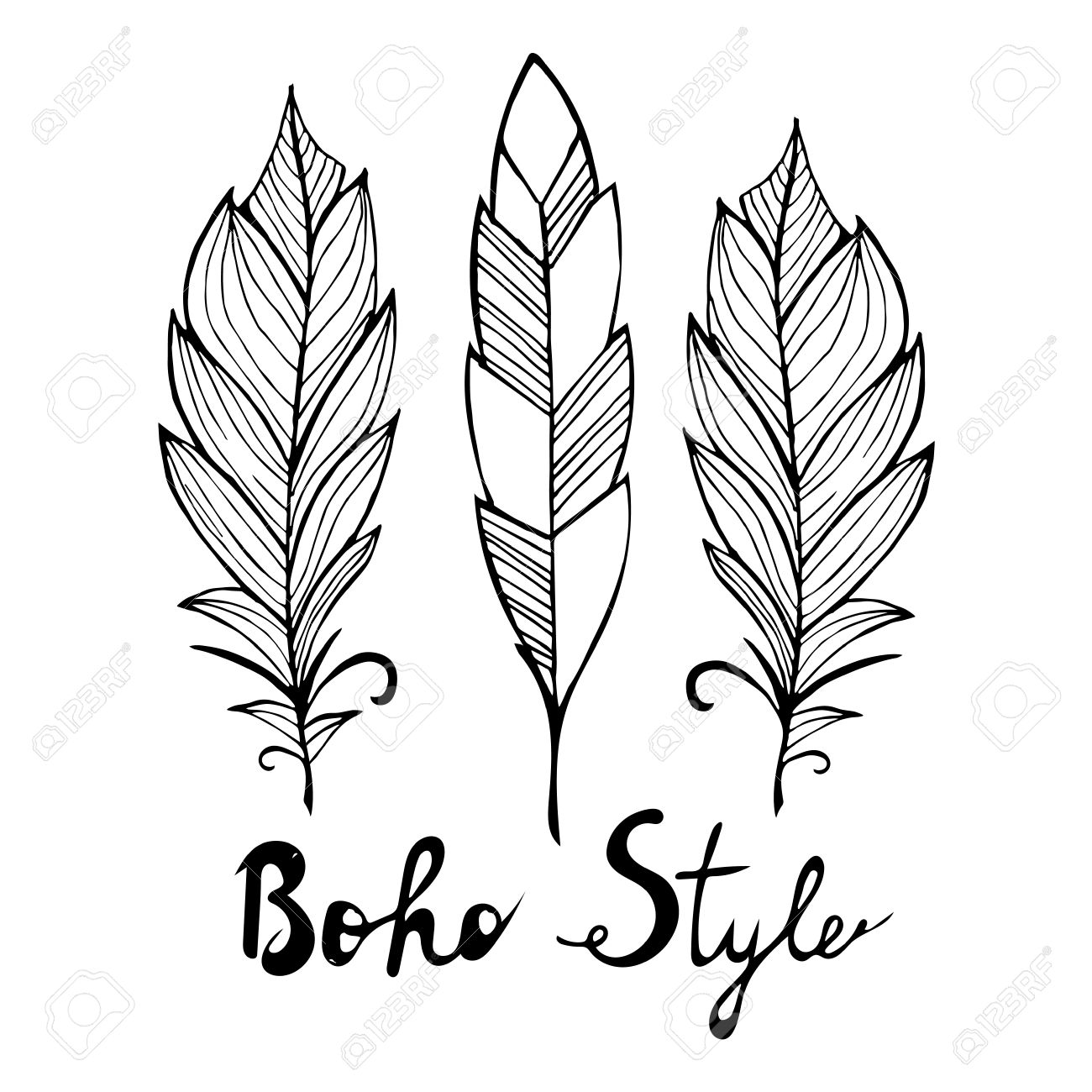 1300x1300 Hand Drawn Bird Black Feathers Closeup Isolated On White