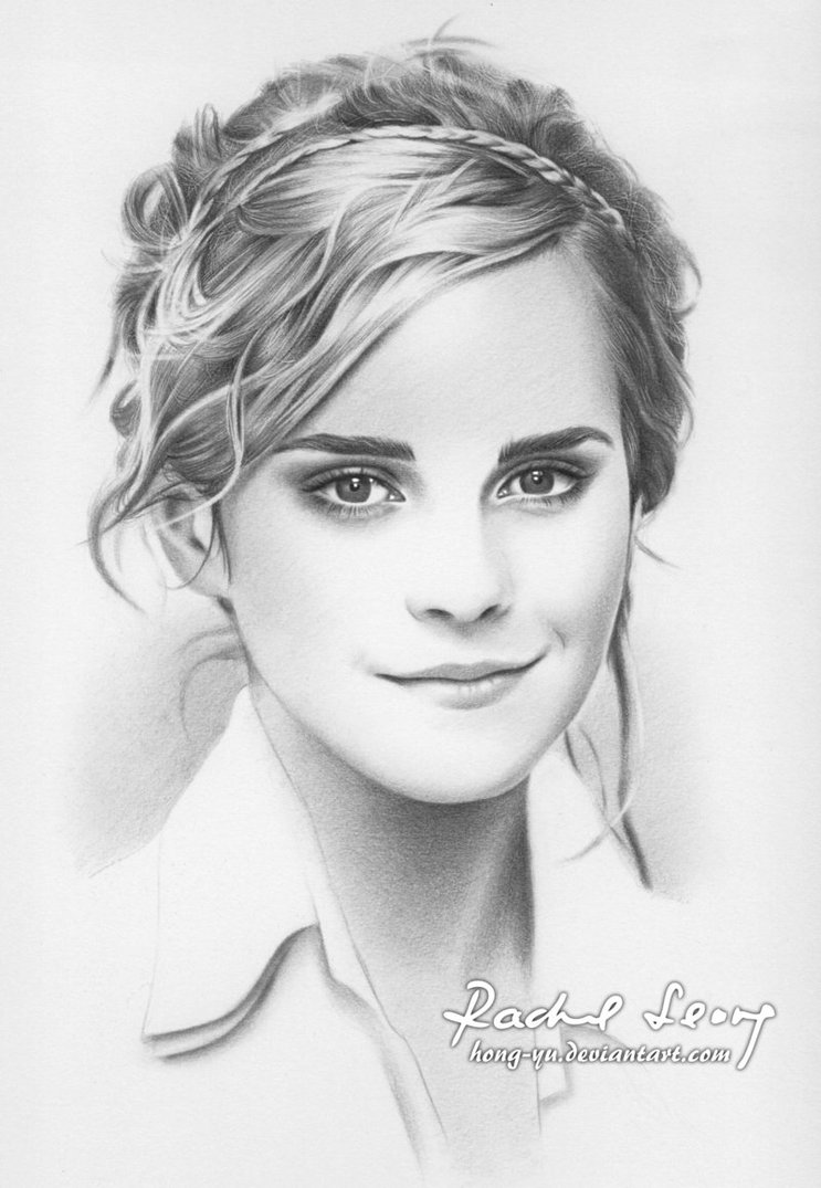 743x1075 Gallery Emma Watson Sketch,
