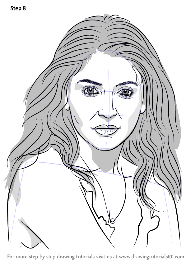 598x844 Learn How To Draw Anushka Sharma (Celebrities) Step By Step