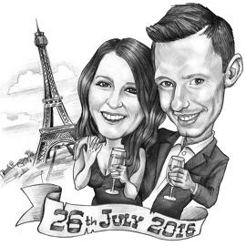 270x270 Couple Caricature Ideas For Couple Gifts And Anniversary Gifts