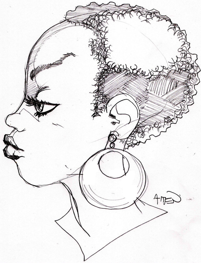 783x1020 Another Girl With An Afro By On @