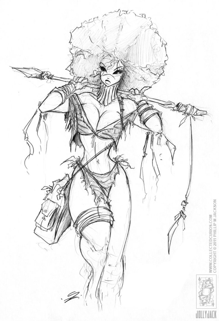 739x1082 Afro Amazon