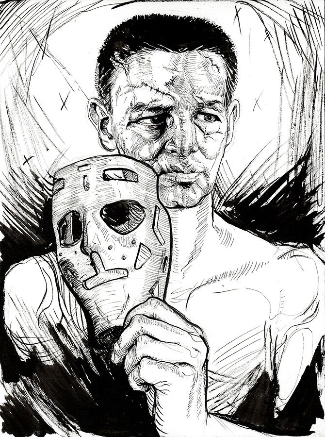 670x900 Terry Sawchuk Ink Drawing Asunder Online Store Powered By Storenvy