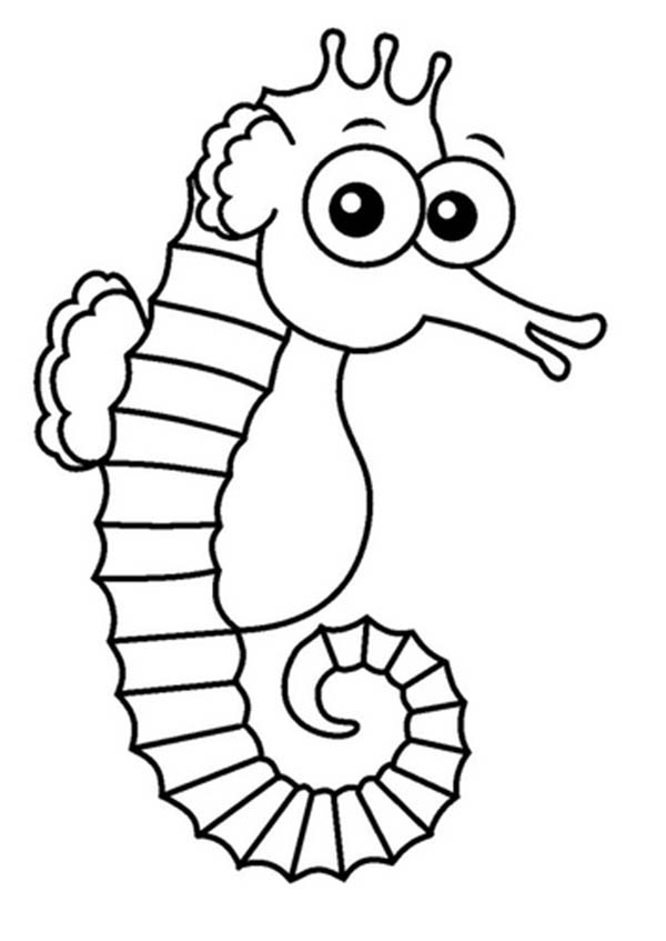 600x847 Surprising Sea Horse Coloring Page 35 For Your Line Drawings