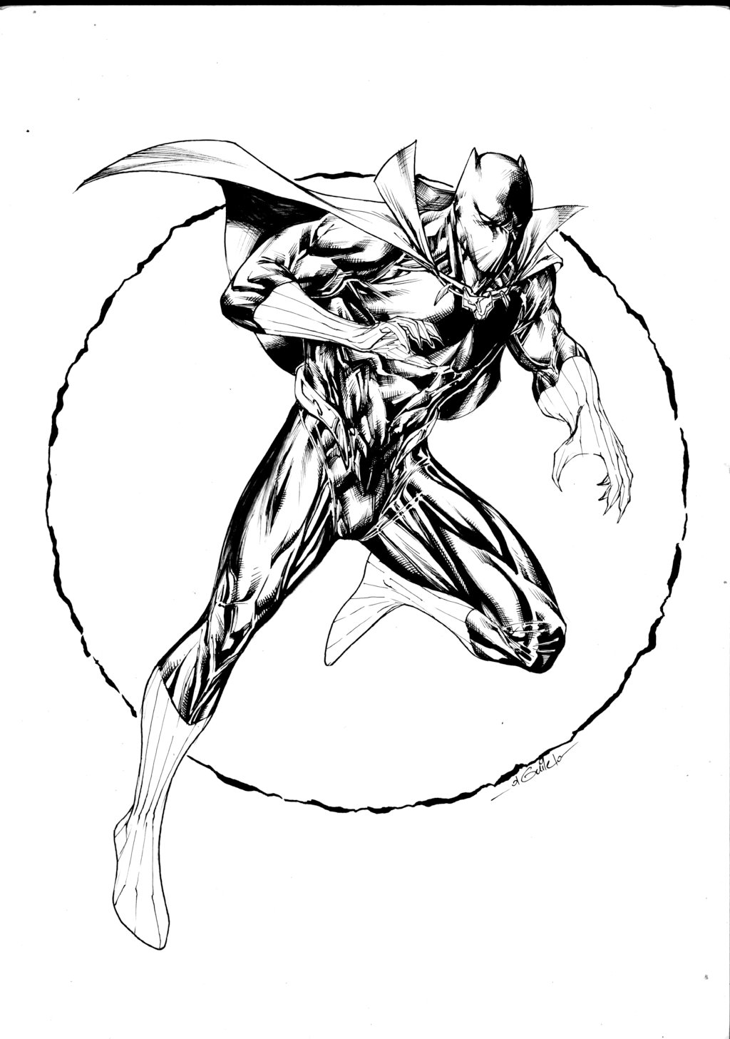 Black Panther Marvel Drawing at GetDrawings | Free download