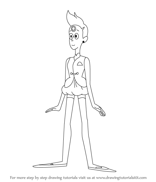 512x596 Learn How To Draw Pearl From Steven Universe (Steven Universe