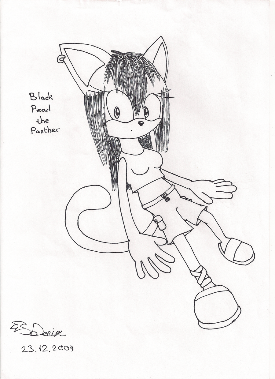 900x1238 Black Pearl The Panther By Sonicdeniz