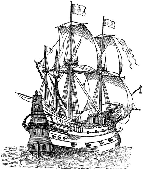 Black Pearl Ship Drawing at GetDrawings | Free download