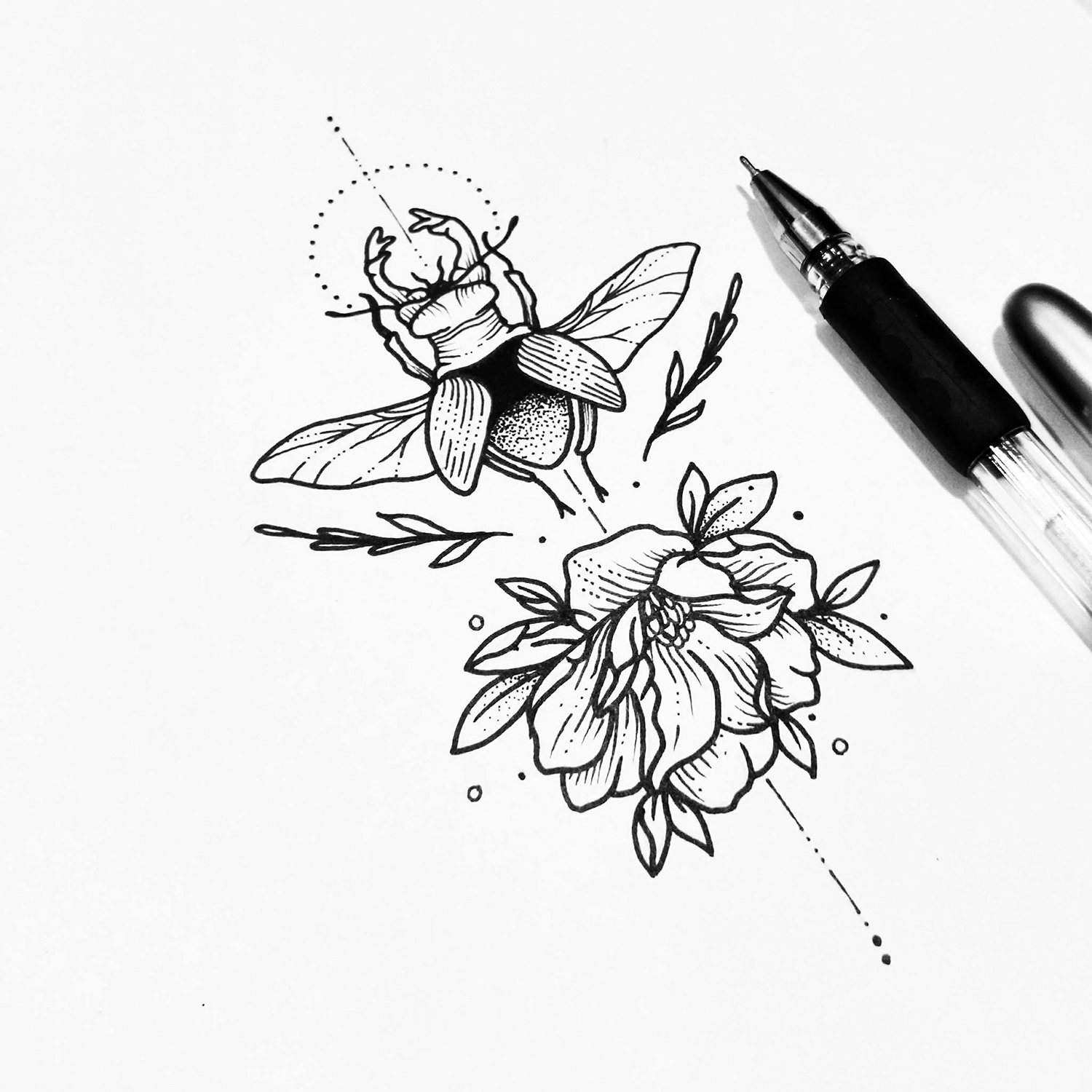 1500x1500 Illustrative Tattoos Design With Subtlety By Sollefe Scene360