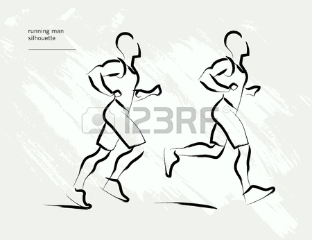450x346 Vector Hand Drawn Active People Sketch Isolated On White