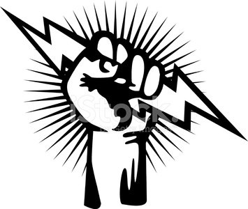 355x300 Power Fist Stock Vectors