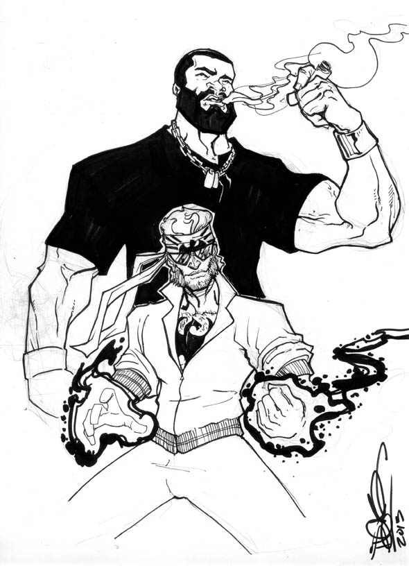 590x816 Power Man And Iron Fist 80's Style By Mrdevul