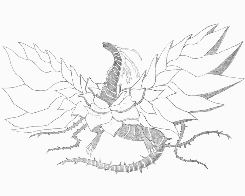 800x640 Black Rose Dragon