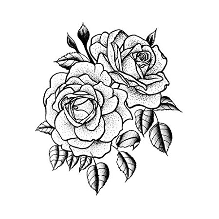 450x450 Tattify Traditional Flower Temporary Tattoo