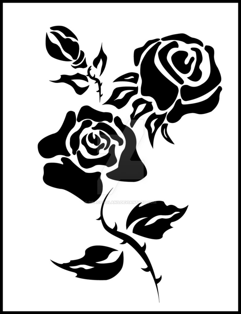 783x1020 Black Roses By Dracovolans