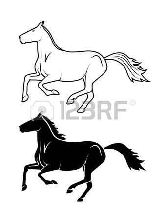 340x450 Drawing Thoroughbred Stallion Royalty Free Cliparts, Vectors,