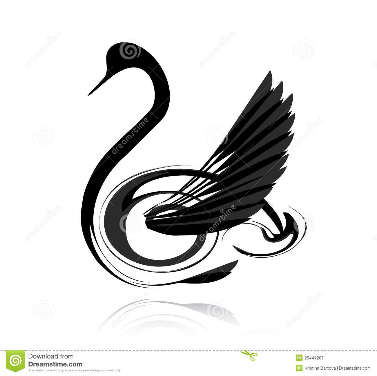 1300x1297 Abstract Swan More Similar Stock Images Of ` Abstract Black Swan