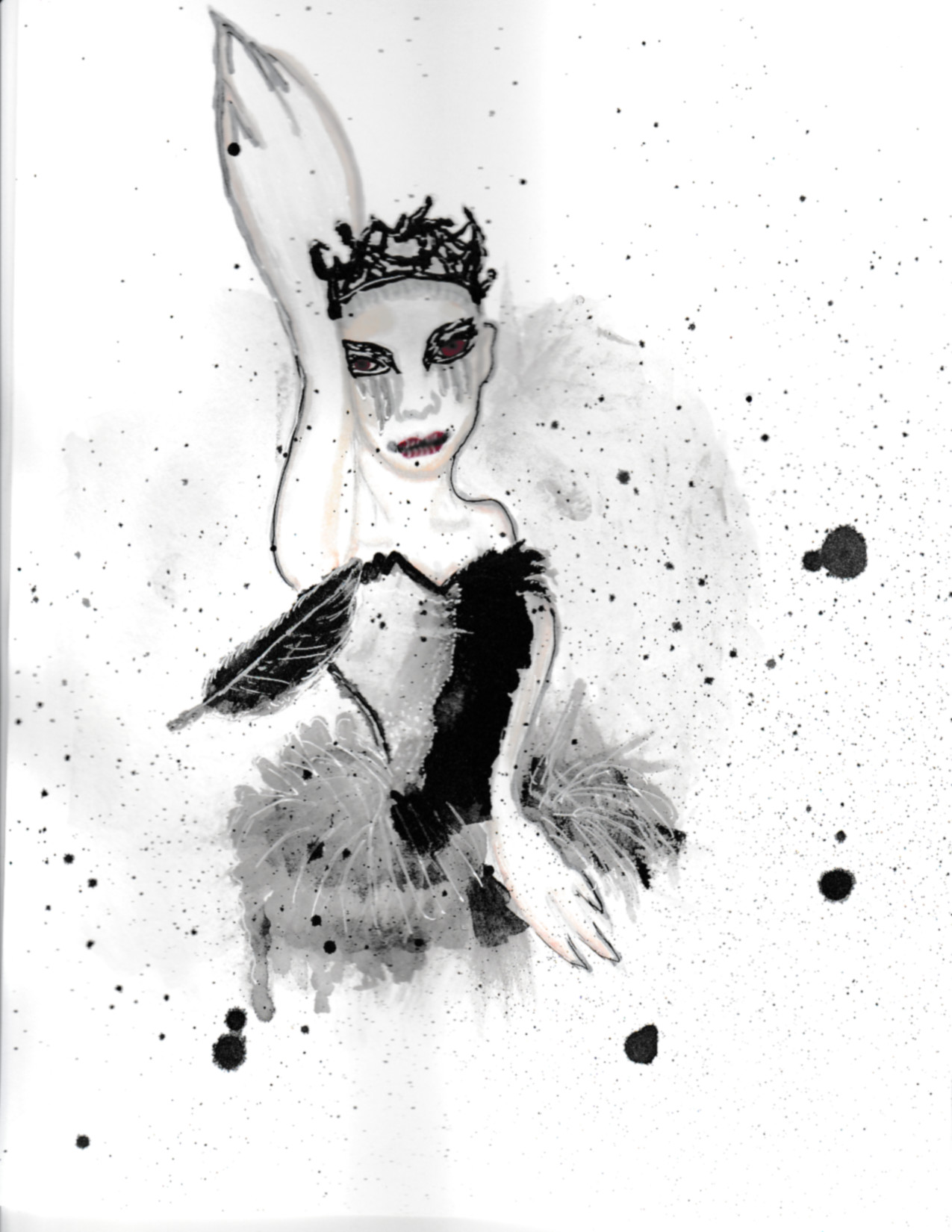 Black Swan Drawing at GetDrawings.com | Free for personal use Black