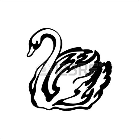 450x450 Black Swan Cartoon Stock Photos. Royalty Free Business Images