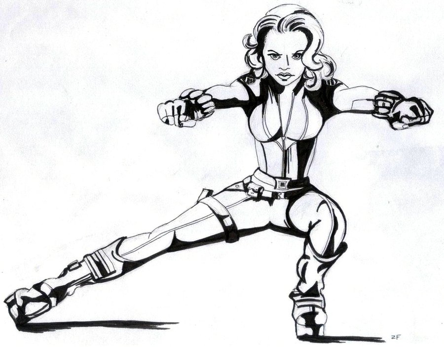 900x702 Black Widow By Thecandidfox