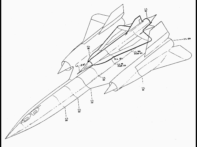 640x480 Schematic Of The Sr 71