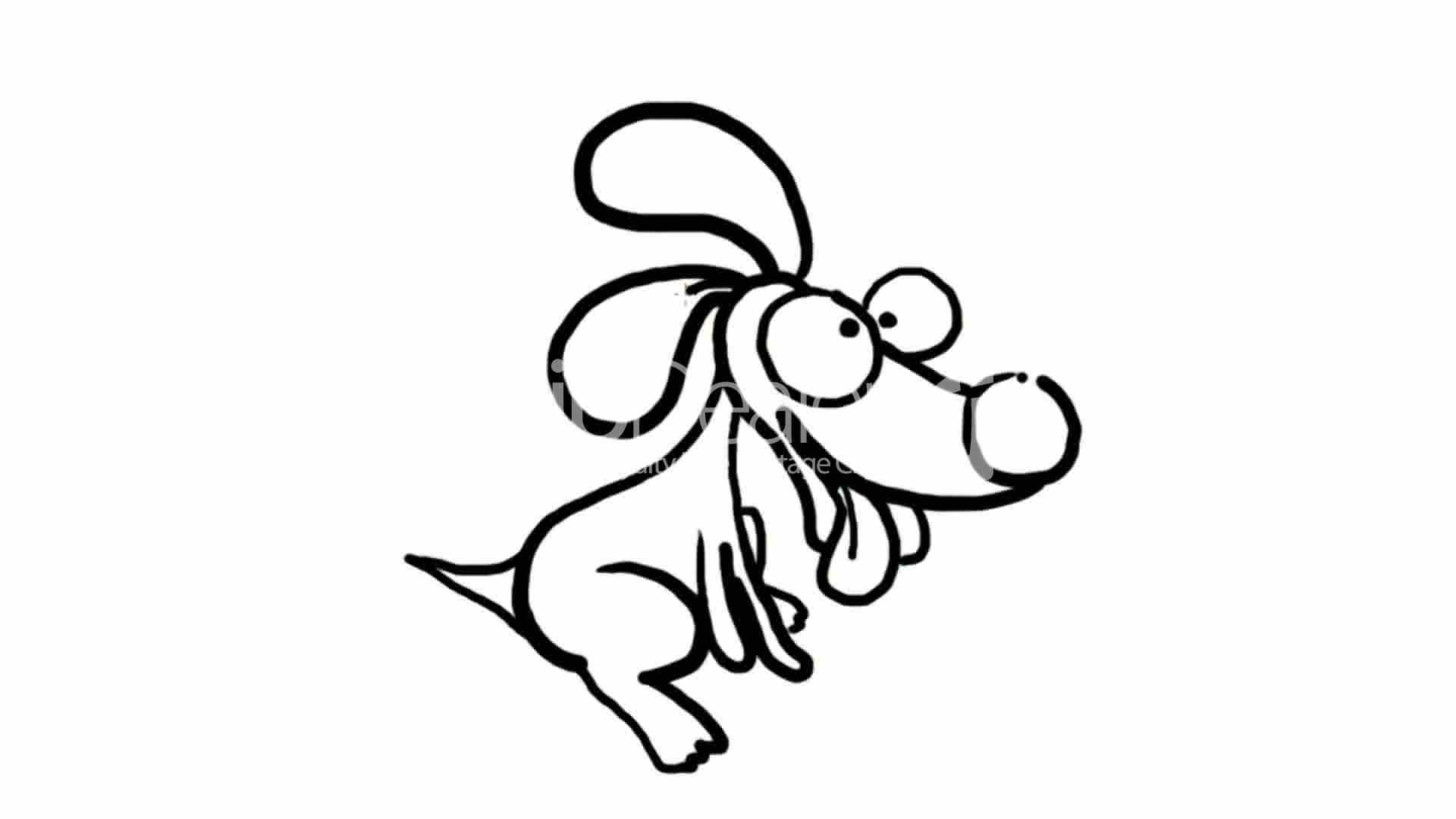 1920x1080 Drawing Of Dog,hand Painting Video Material,sketch.children