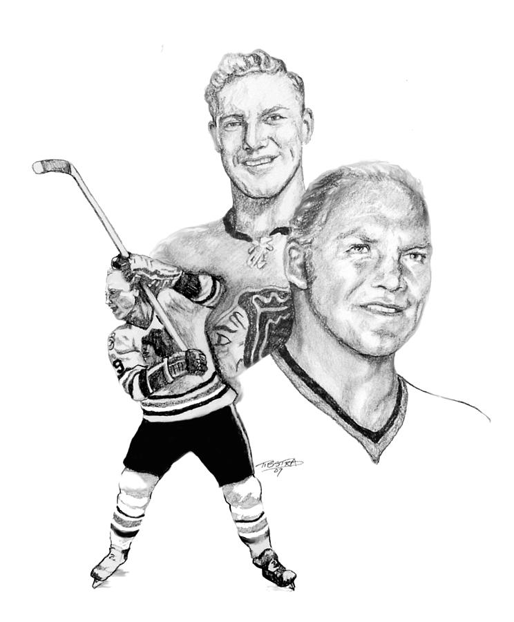 744x900 Chicago Blackhawks Drawings Fine Art America