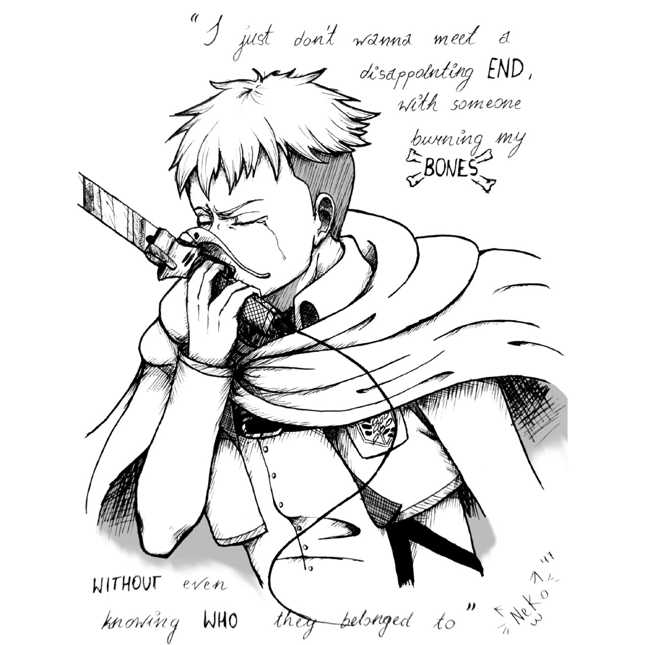 1316x1316 Jean Is An Asshole Sometimes But When He Kisses His Blade I Can