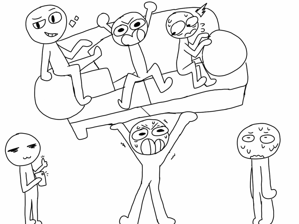 1024x768 Draw The Squad Like This Meme (Blank) By Possesedskully
