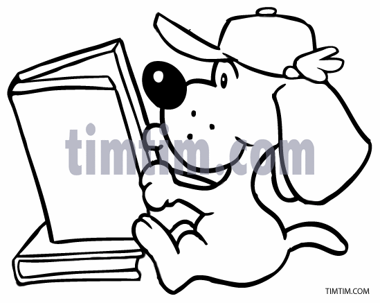 549x437 Free Drawing Of A Dog Book Bw From The Category Books News