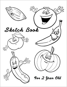 260x336 Sketch Book 2 Year Old 8.5 X 11, 120 Unlined Blank Pages
