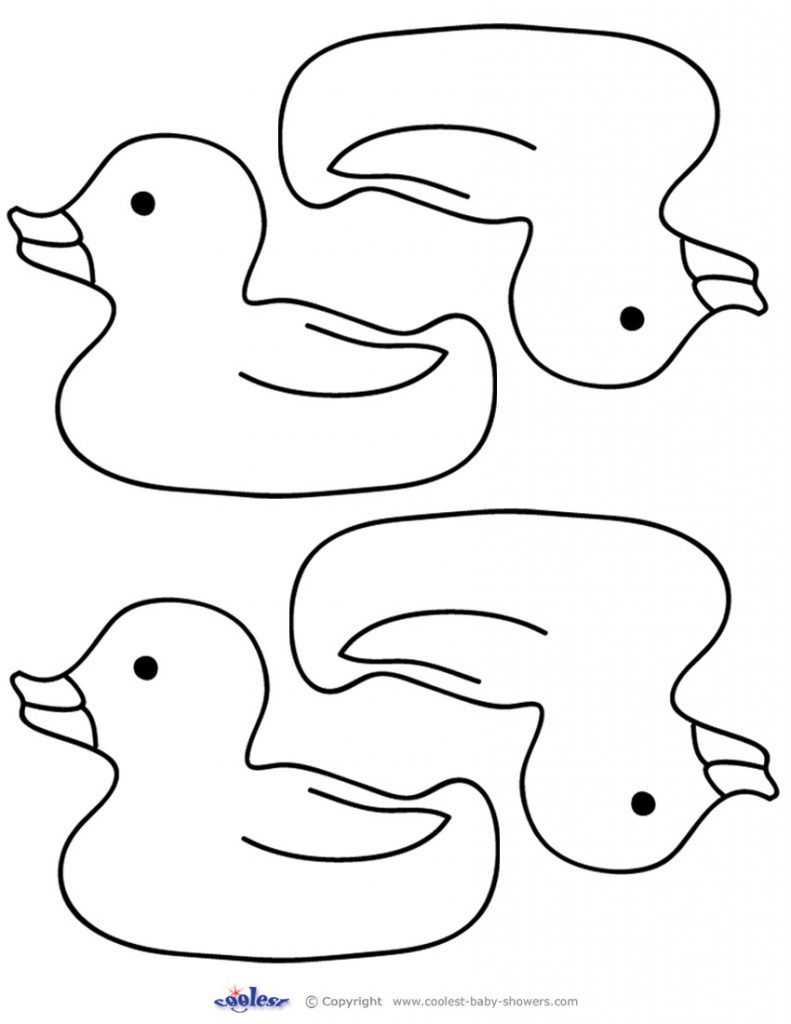 791x1024 How To Draw Rubber Duck Kids Learn Drawing Coloring Printable