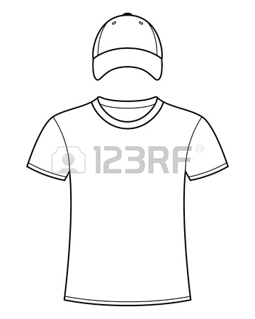 360x450 Blank T Shirts And Caps Template Royalty Free Cliparts, Vectors
