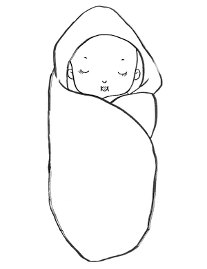 300x391 Pictures Of Baby In A Blanket