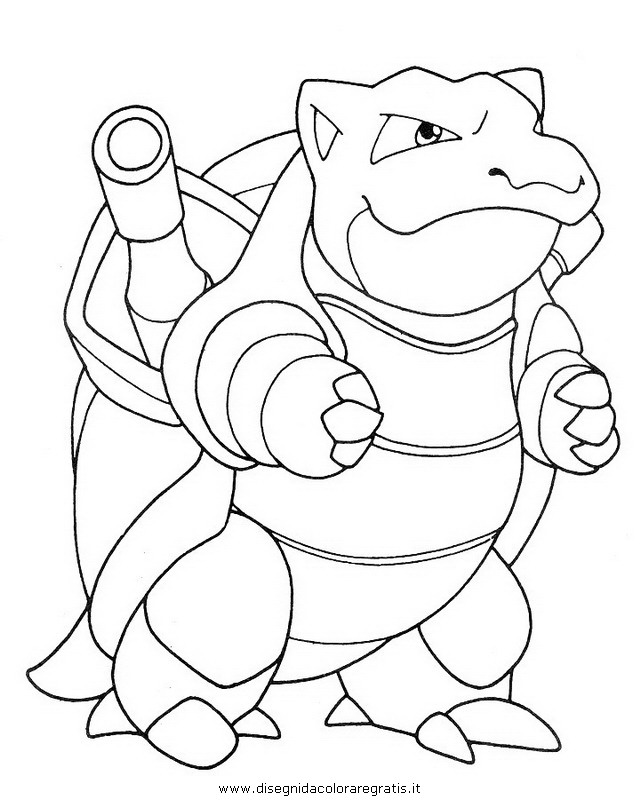 640x800 Mega Blastoise Coloring Pages