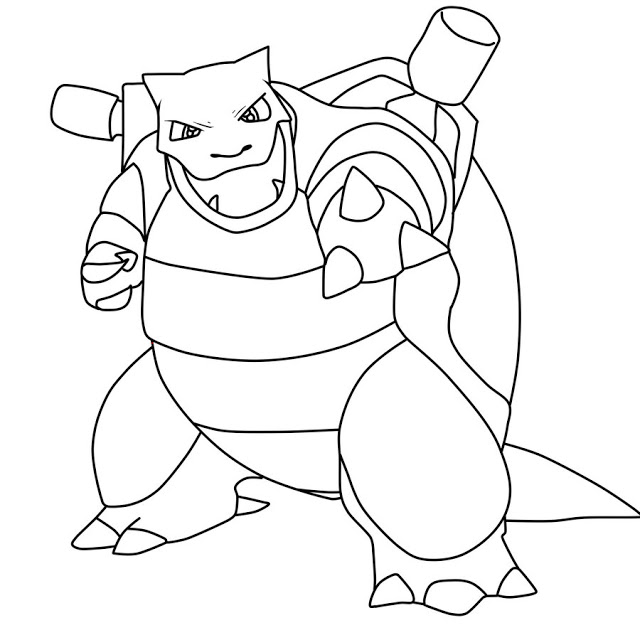 640x640 Pokemon Coloring Pages Mega Blastoise Pokemon Mega Charizard