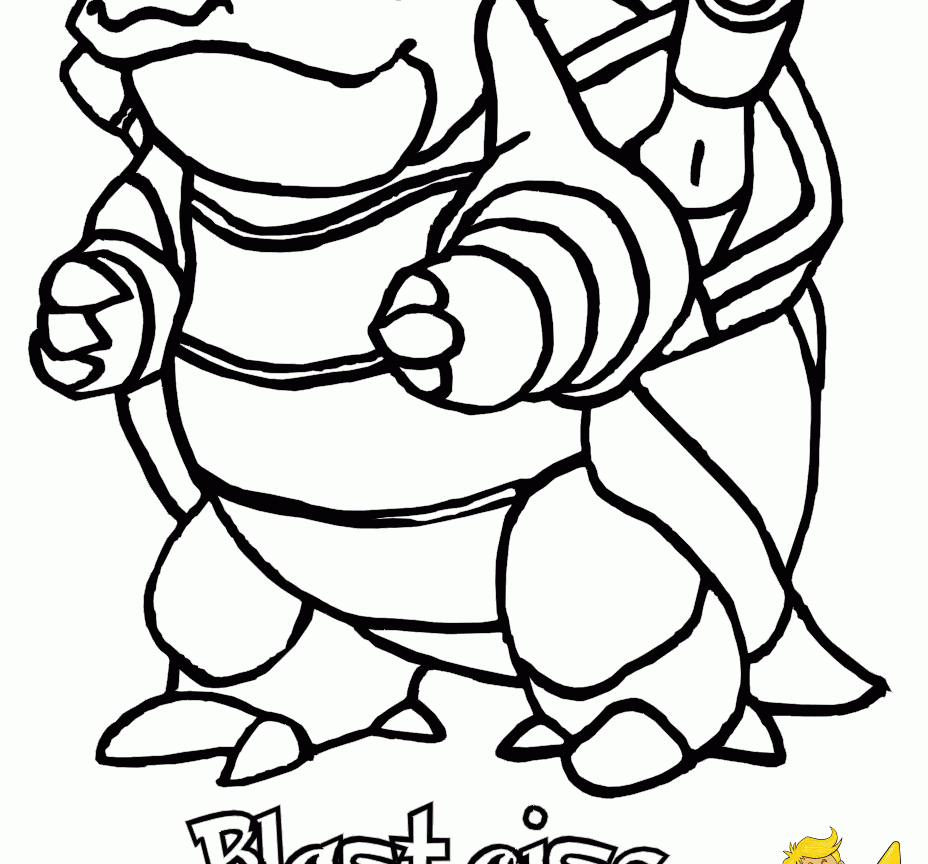 928x864 Blastoise Coloring Pageccartoon Download Pokemon Pages Cartoons