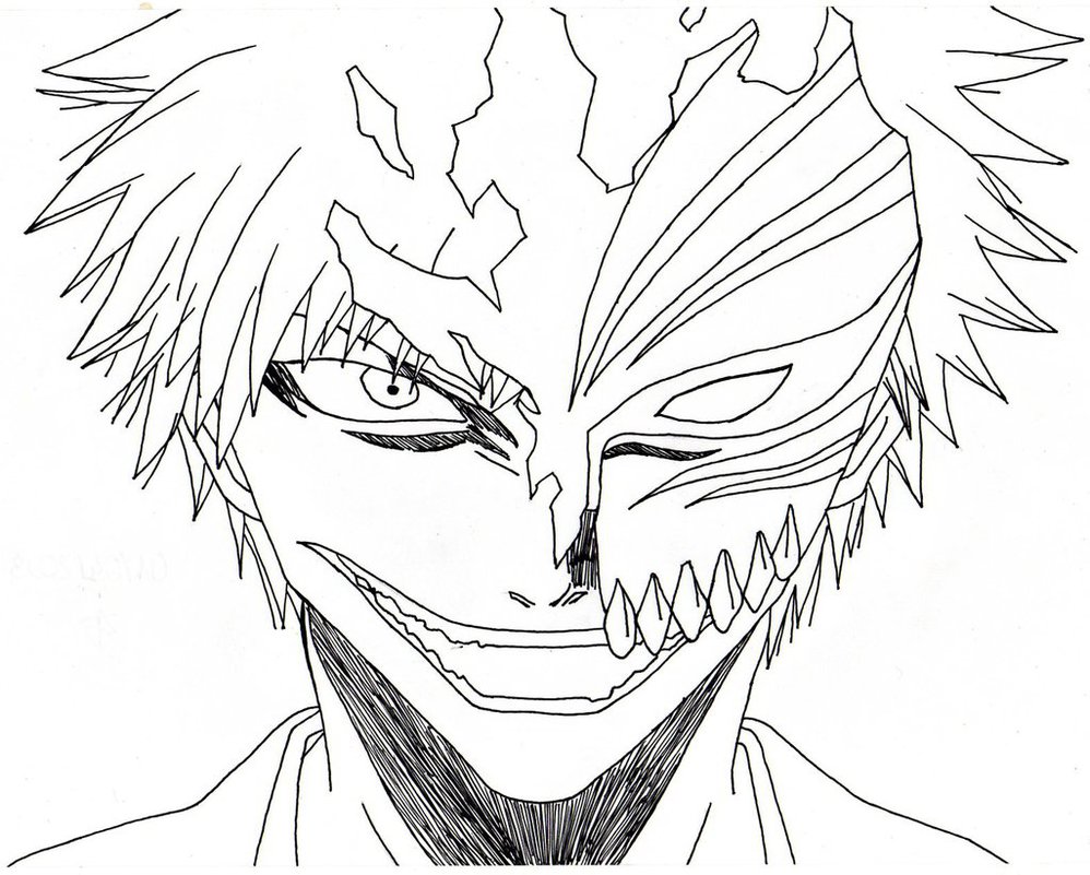 998x801 Bleach Ichigo Kurosaki Hollow By Nozuke
