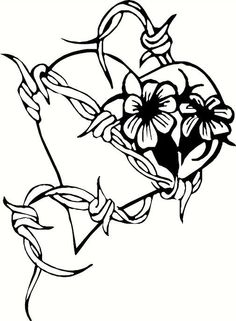 236x321 Image Result For Barbed Wire Bleeding Heart Tattoo Tattoos