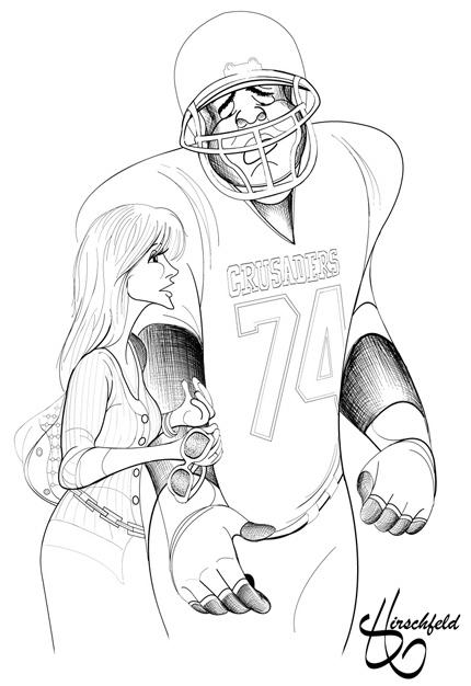 430x626 Matt Hirschfeld On Twitter The Blind Side Drawing From 2009