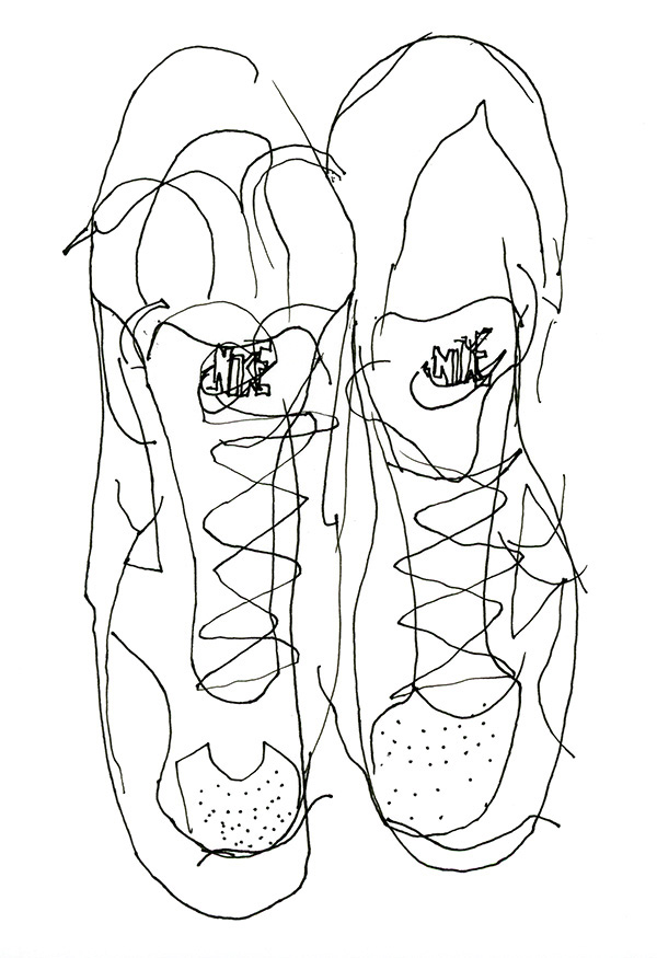 600x875 October's Blind Contour Drawings