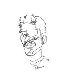 236x294 Blind Contour Self Portrait