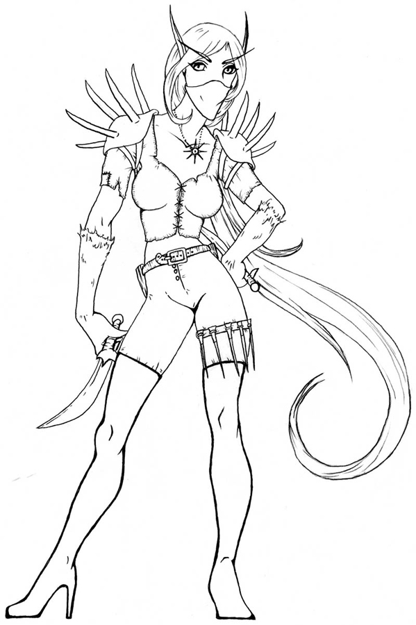 599x900 Blood Elf Rogue By Fulcrumisthebomb