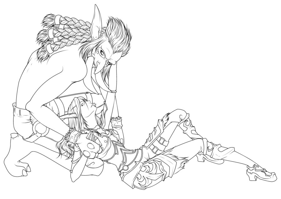 900x637 Troll Blood Elf By Yureilia