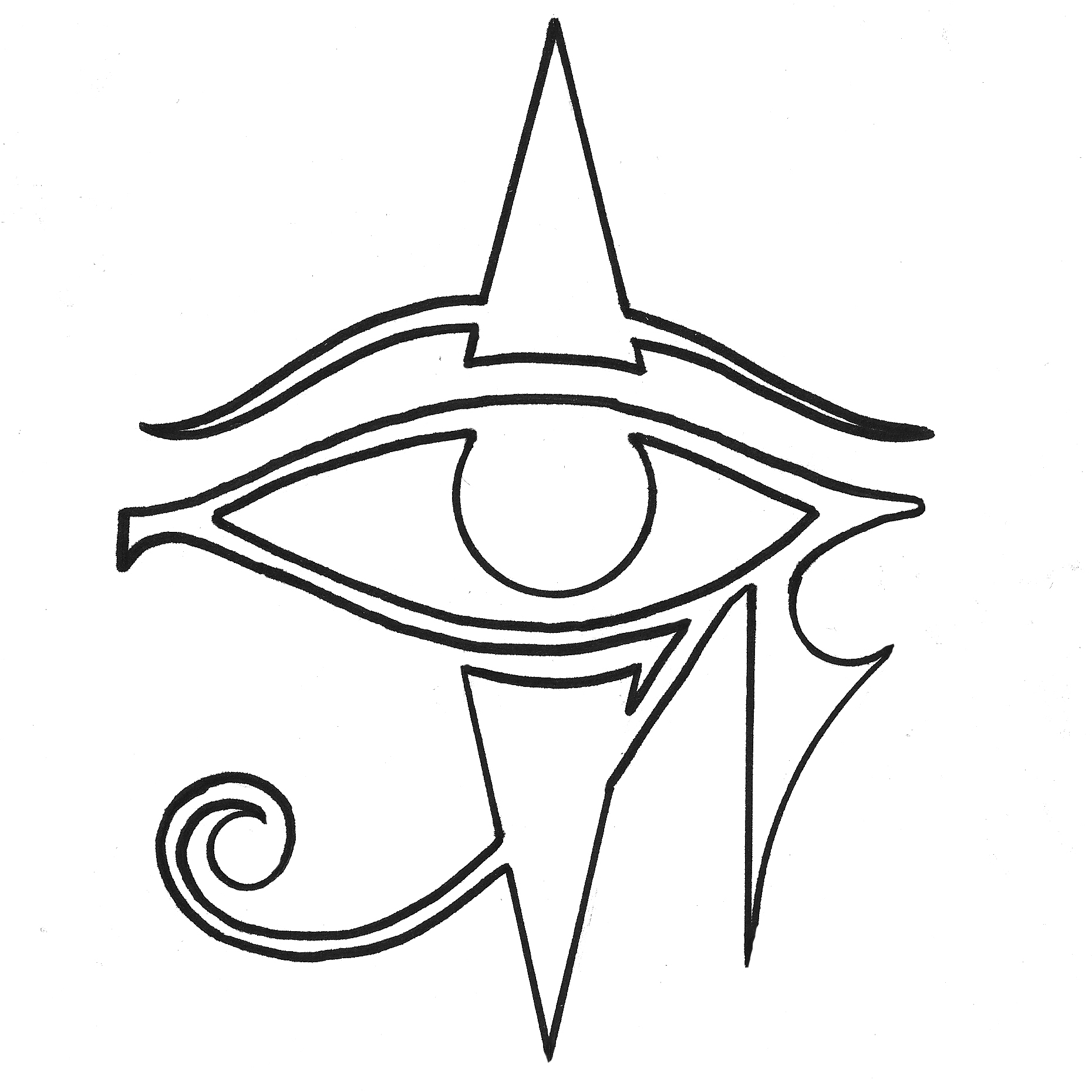 1860x1860 The Joker Outline Drawing Spikes Tattoo Outline Coloring Pages