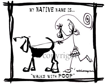 350x279 Walks With Poop Design