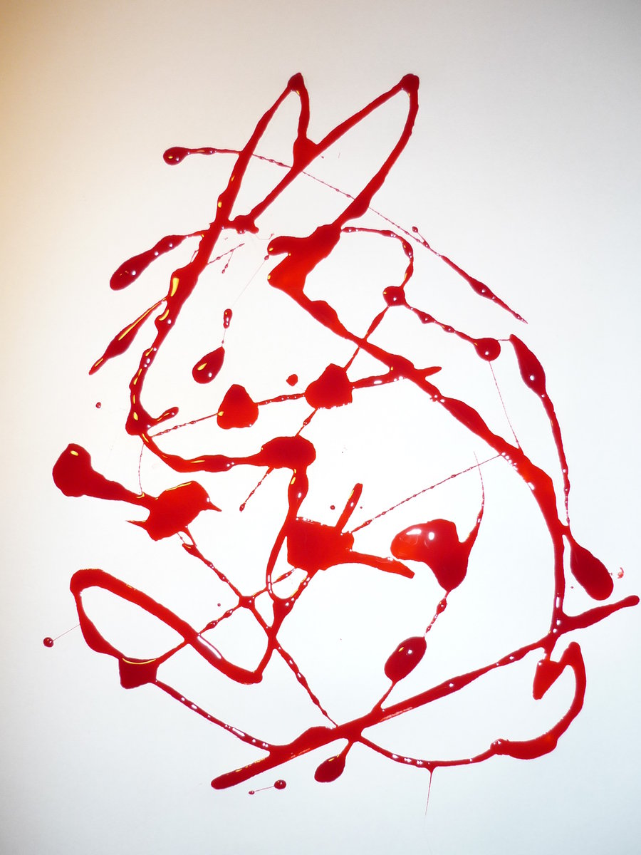 900x1200 Bloody Rabbit By Astilaroth