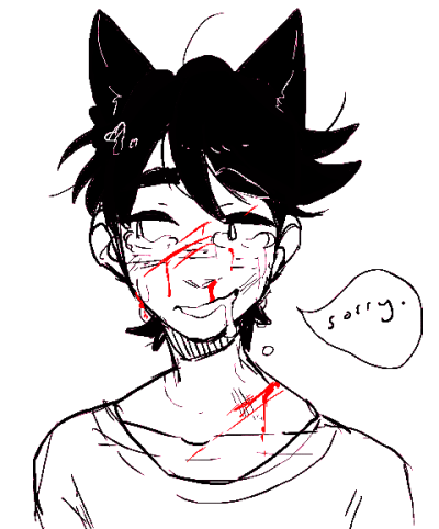 400x482 Abused Bloody Boy Guro Neko