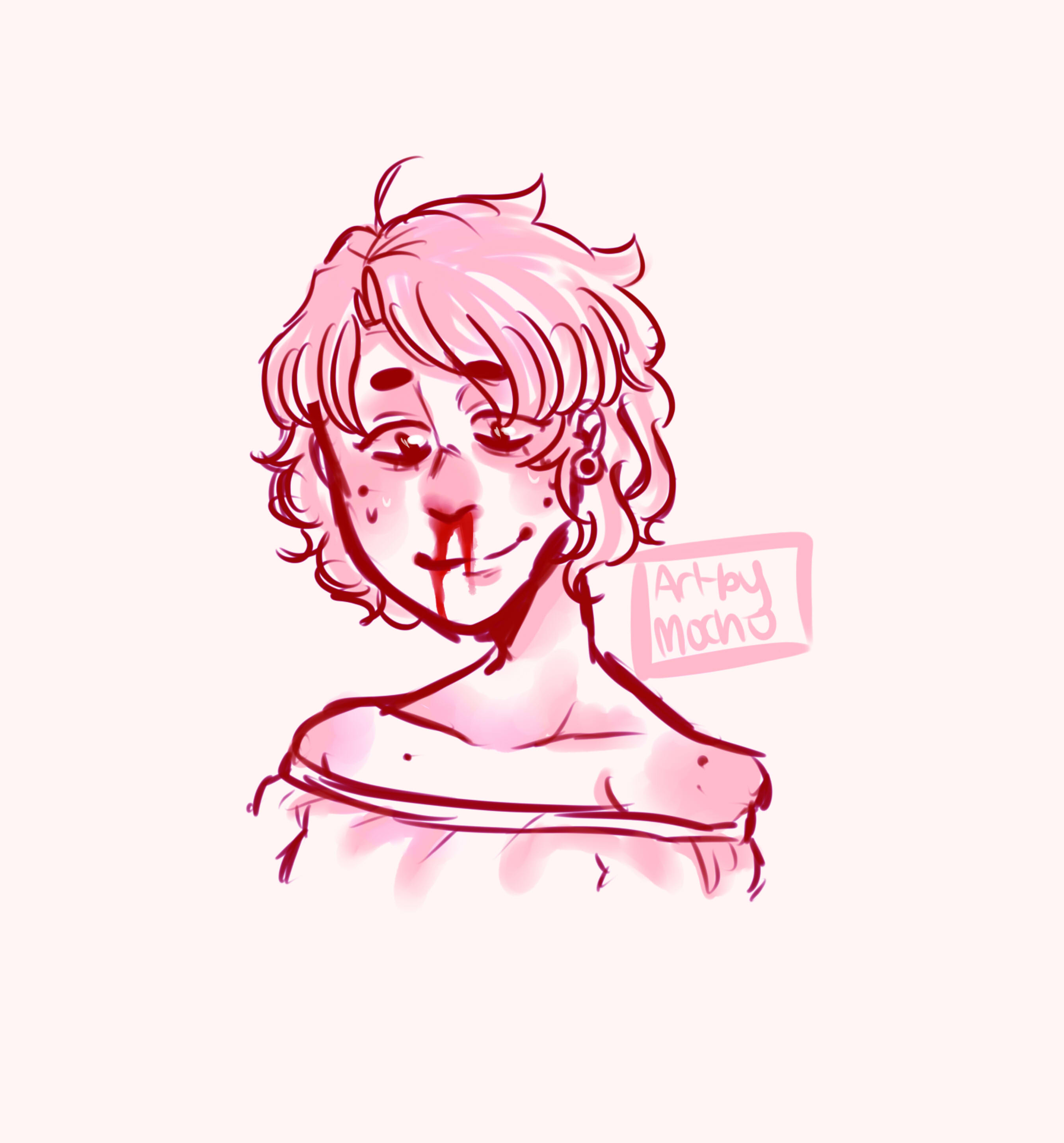 2700x2900 Someone On Tumblr Asked Me To Draw Yeon W A Bloody Nose So Yee